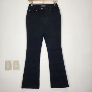Votre Nom Bootcut Jeans Womens 2 Mid Rise Black Stretch‎ Denim 26 X 31